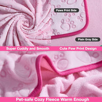 Stuffed Premium Soft Dog Blanket Washable - Pink / M(32x40") - image 3