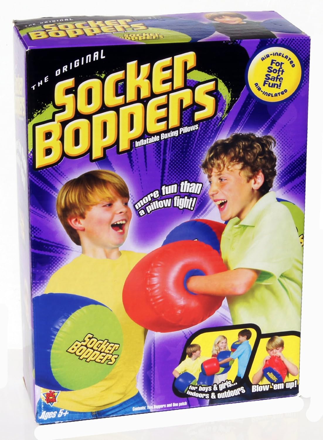 Socker Boppers Inflatable Boxing Pillows, Pair Boppers - image 4