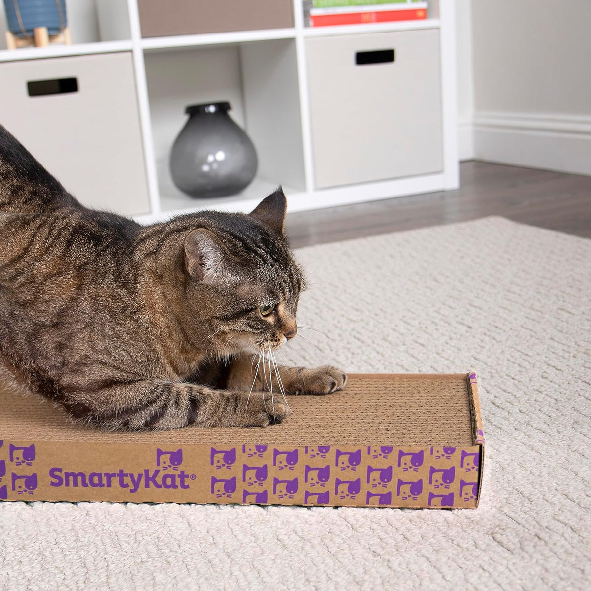 SmartyKat Super Scratcher Chaise Corrugated Cat Scratcher - Rectangle Scratcher / One Size - image 2