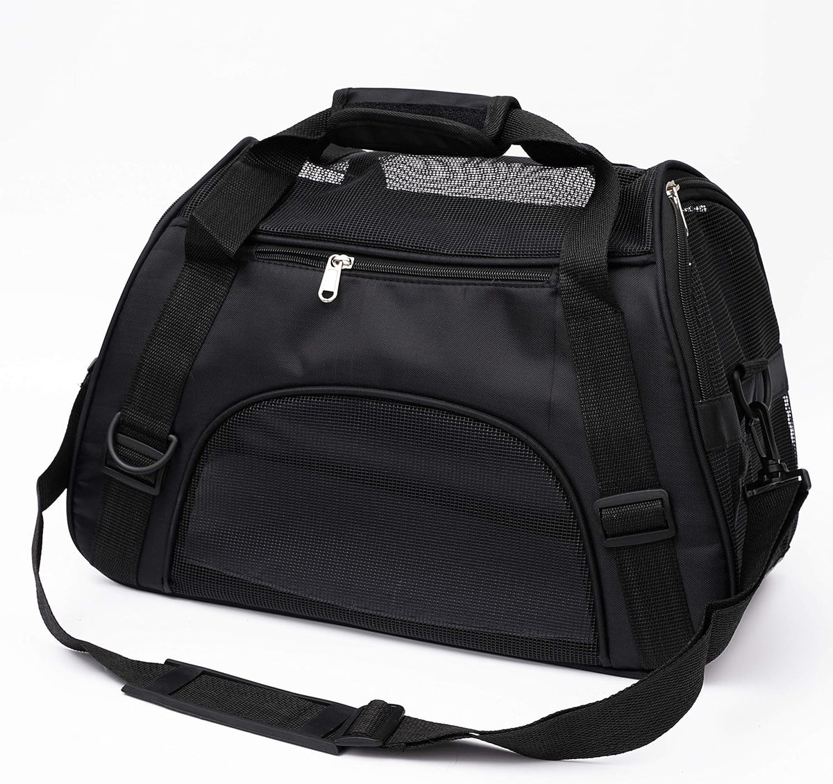 MuchL Cat Carrier for Cats Soft-Sided Travel Pat Carrier for Cat - Small-Black - image 4