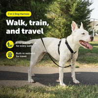 PetSafe 3 in 1 No-Pull Dog Harness, Walk, Train or Travel - Black / Medium (Pack of 1) - image 2