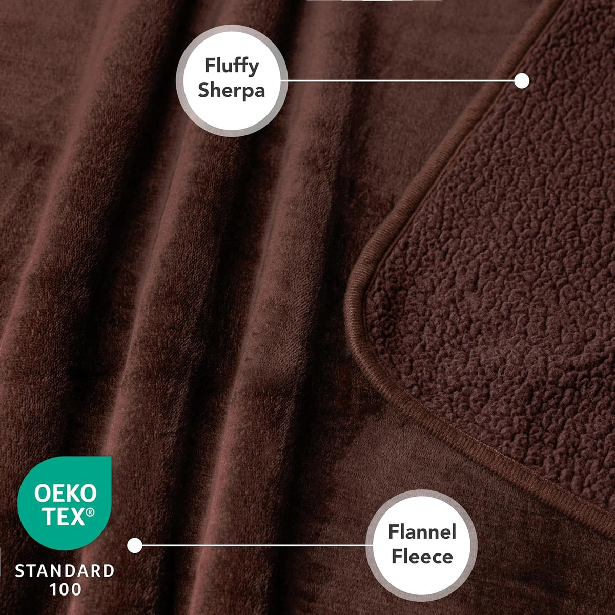 PetAmi Waterproof Dog Blanket Puppy Couch Bed Cover Queen 90x90 - Brown / Queen (90x90) - image 3