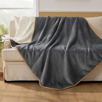 Bedsure Waterproof Dog Blankets for Small Dogs Soft Cat Blanket Warm - Throw-XL(50x70") / Grey
