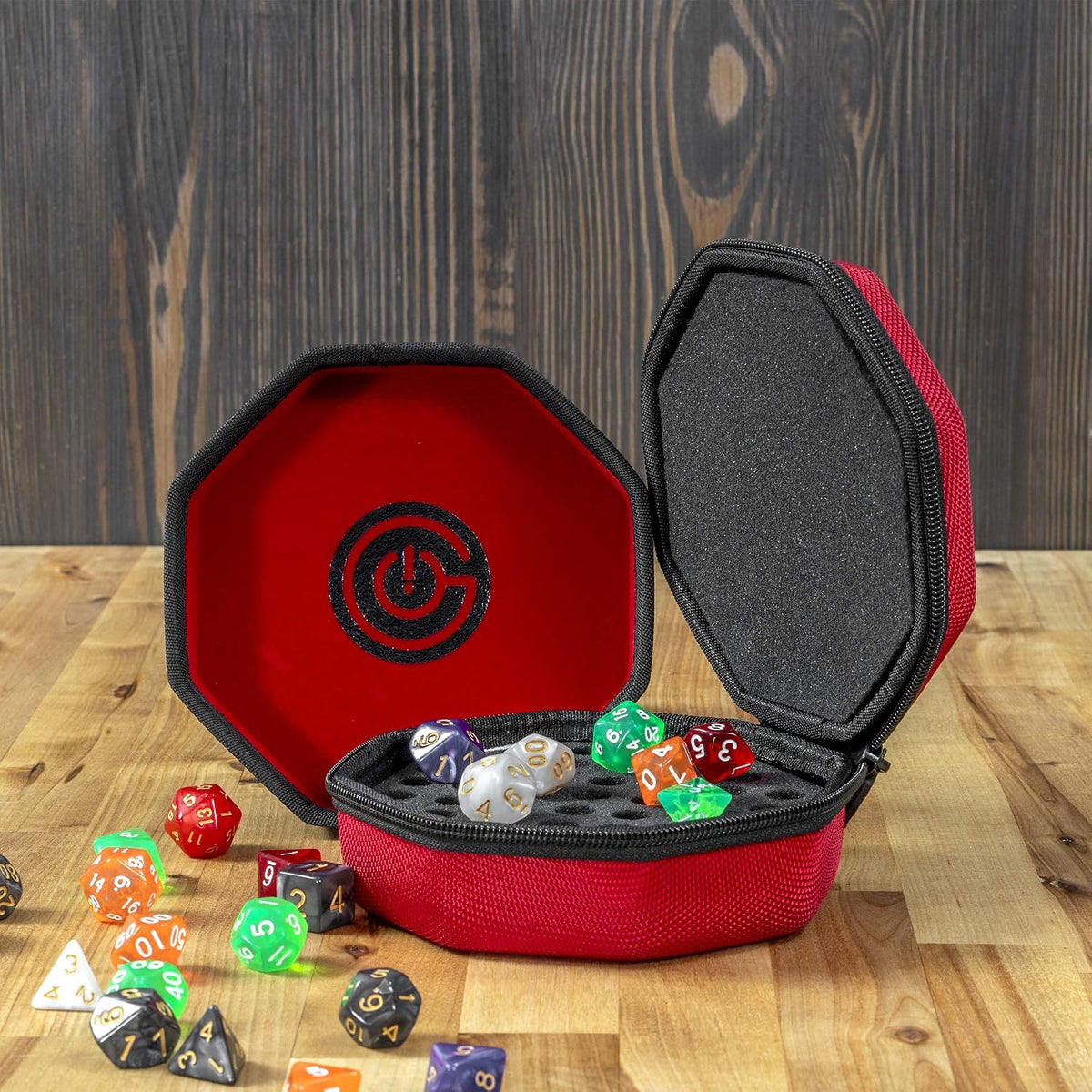 GEEKON Protective Dice Case with Foam Padding and Nesting Felt Dice - image 3