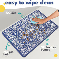 Dog Mat for Food and Water, Cat Feeding Mat - 16.5"L x 26"W / Large Casablanca - image 4