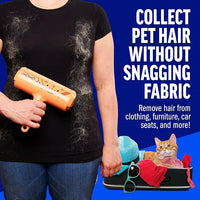 ChomChom Roller Pet Hair Remover - Reusable Cat and Dog Lint Rollers for Furniture, Couch, Car, and Clothes - Limited Cat Edition﻿