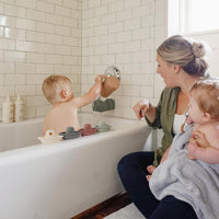 mushie Stackable Bath Boats Floating Toy, Made in Denmark - Boats Ocean - image 4