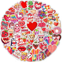JCFIRE Halloween Stickers for Kids - Valentine 100 Pcs