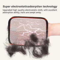 Pet Hair Removal Kit – Static Hair Removal Glove & Shedding Comb for Cats & Dogs, Removes Hair from Clothing, Furniture, Carpets & Bedding, Tackles Tangles, Fleas & Dander