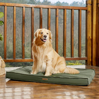 LE SURE Outdoor Waterproof Dog Beds Large Sized - 44"L x 32"W x 3"Th / Olive Green - image 3