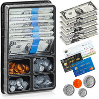 Play Money Set for Kids, Includes: Bills, Coins