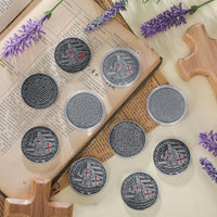 Nosiny 10 piece armor of God prayer coins in classic style alloy metal - view 34
