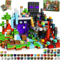GraceDuck 300 PCS Magnetic Blocks, Magnetic Building Blocks - Fantasy Nether Portal