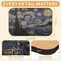 Cat Wall Scratcher, Art Cat Scratching Board for Indoor Cats – Essentials for Cats - Van Gogh-1-2 - image 2