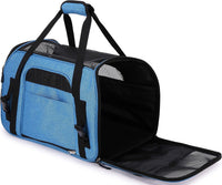 EliteField Soft-Sided Pet Carrier for Cats & Small Dogs – Essentials for Dogs - 21.0"L x 12.0"W x 13.0"H / Sapphire Blue - image 4