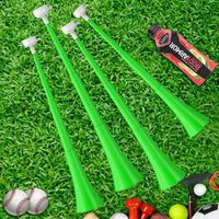 Collapsible Stadium Horn 24 Inch Vuvuzela Trumpet Blow Horns - Green - image 3