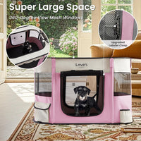 Love's cabin Pet Puppy Dog Playpen - Light Pink / Small - image 3