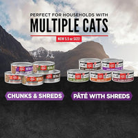 ORIJEN Premium Pate Wet Kitten Cat Food in Bone Broth Chicken & Salmon Entrée 5.5oz Cans (6 Count)
