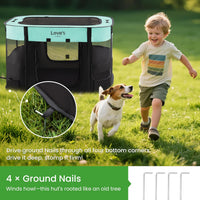 Love's cabin Pet Puppy Dog Playpen - Green / Large - image 3