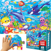 Giant Floor Puzzles for Kids Ages 4-6 - Ocean