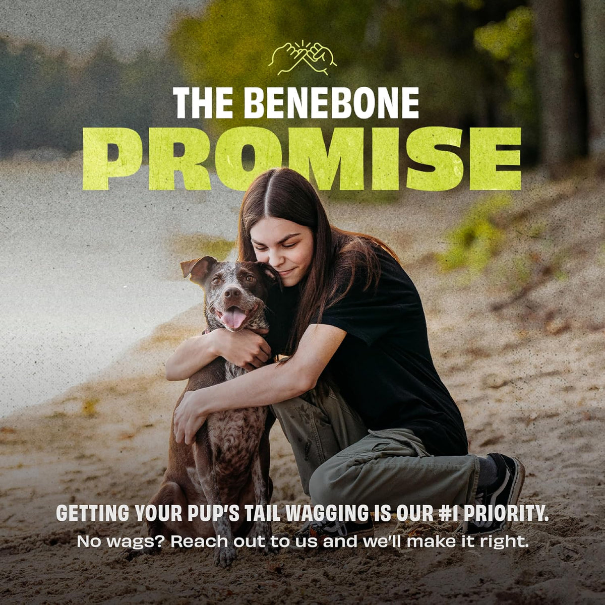 Benebone Natural Rubber Tug Interactive Dog Toy – Essentials for Dogs - Bone / Large - image 4