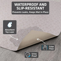 Drymate Cat Litter Box Mat, Litter Trapping Mat - Beige / 29x36 Inch (Pack of 1) - image 3