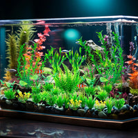 Ameliade Aquarium Artificial Plastic Plants Large Fish Tank Decor - image 2