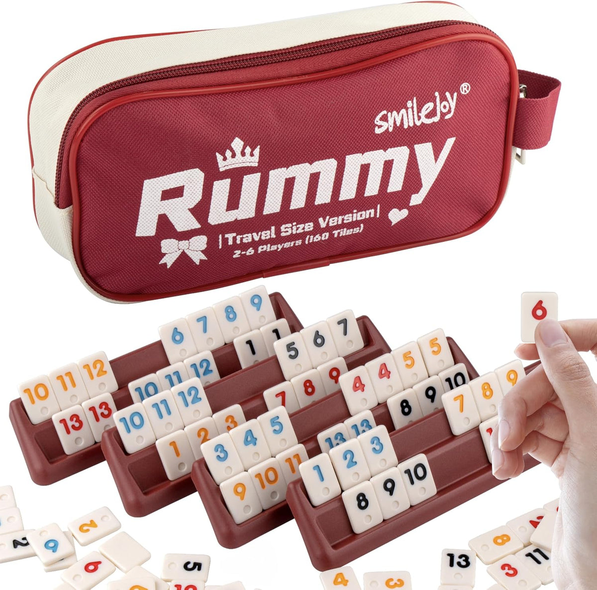 Smilejoy Mini Rummy Cube Game - Mini (2-6 player)