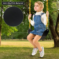 Sunnyglade 2PCS Swings Seats Heavy Duty with 66" Chain Support 250lb - Black / 2 - image 2