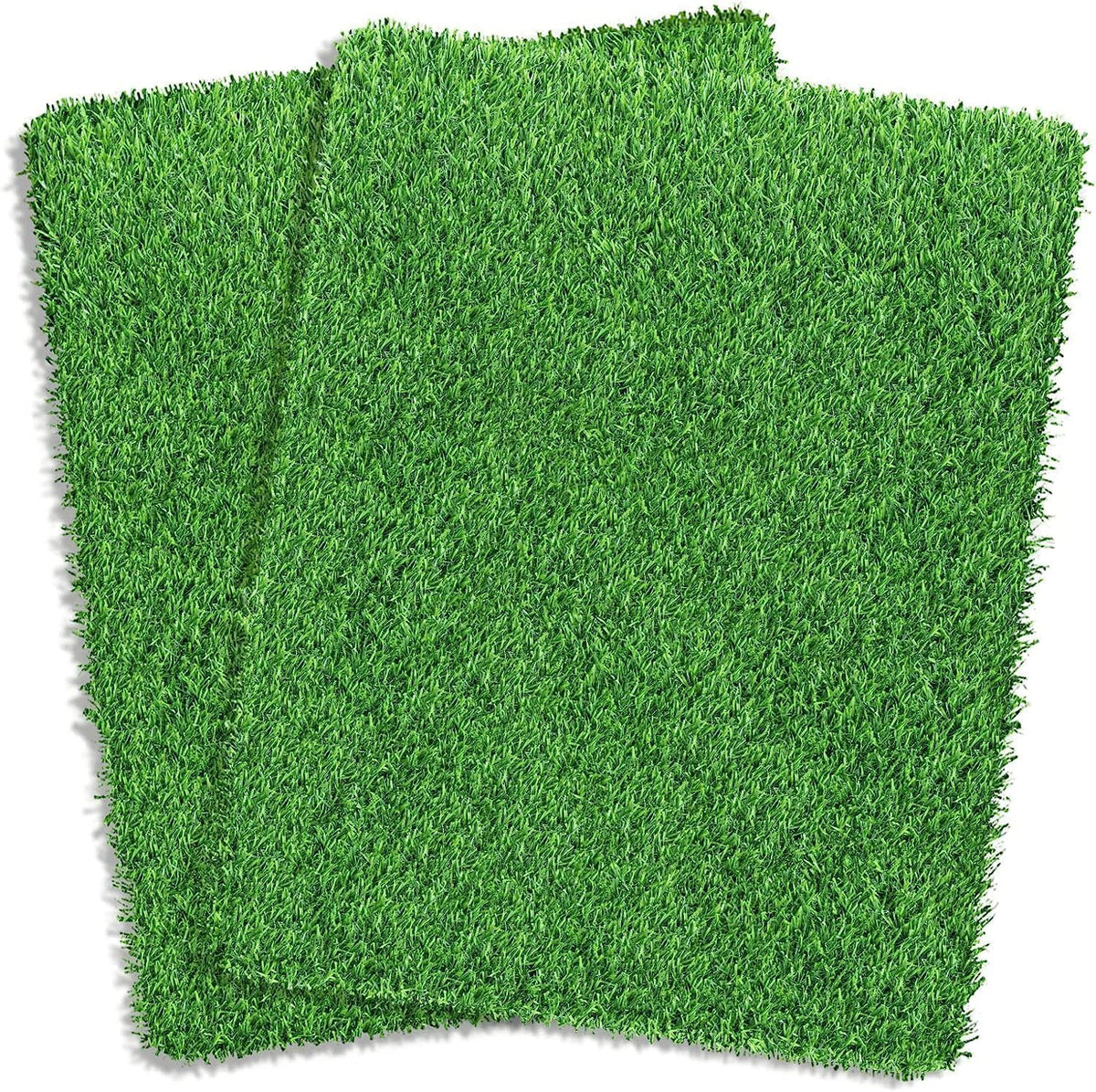 30 x 20 inches 2 Pack Fake Grass Pee for Dogs Artificial Grass Rug - 25.6 x 19.7 Inch (Pack of 2)