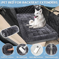 Dog Car Bed Mat Non-Slip Backseat Extender Dog Bed 50" x24.6" – Essentials for Dogs - Gray / For Truck//Large SUVs（56"x28.7") - image 3