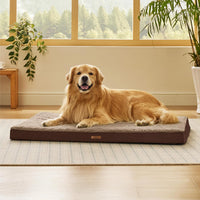 LE SURE Waterproof Dog Bed Cover Replacement - X-Large / Brown-Sherpa / Fleece - image 2