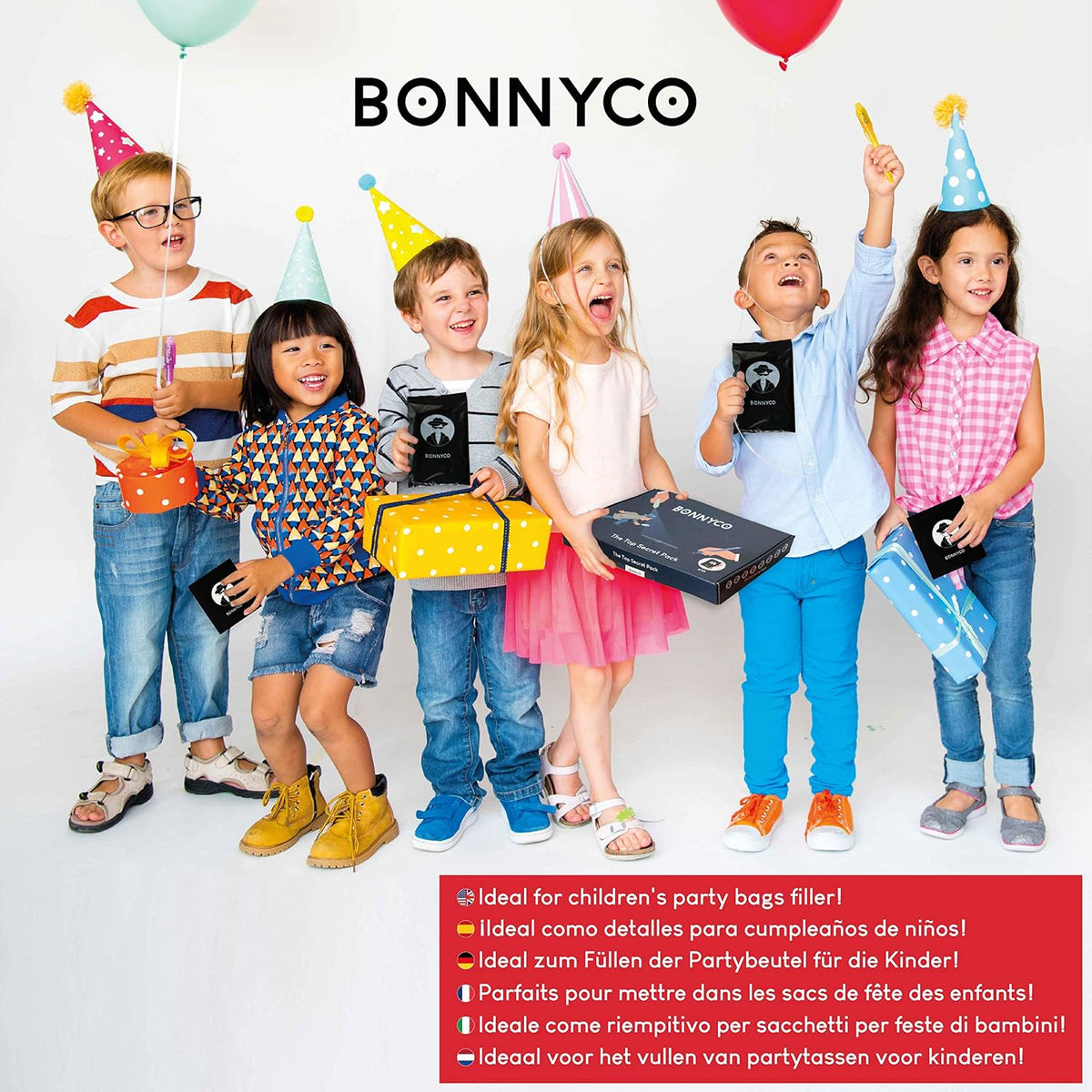 BONNYCO Invisible Ink Pen and Notebook Pack of 16 Party Favors - Spies - Pack 32 - image 4