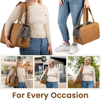 Cute Small Dog Purse Carrier, Cotton Padded Interior - image 3