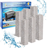 Replacement Filter Cartridges Compatible with Aqueon Quietflow 20 75 – Essentials for Fish - For Model 30 & 50, 6 Pack