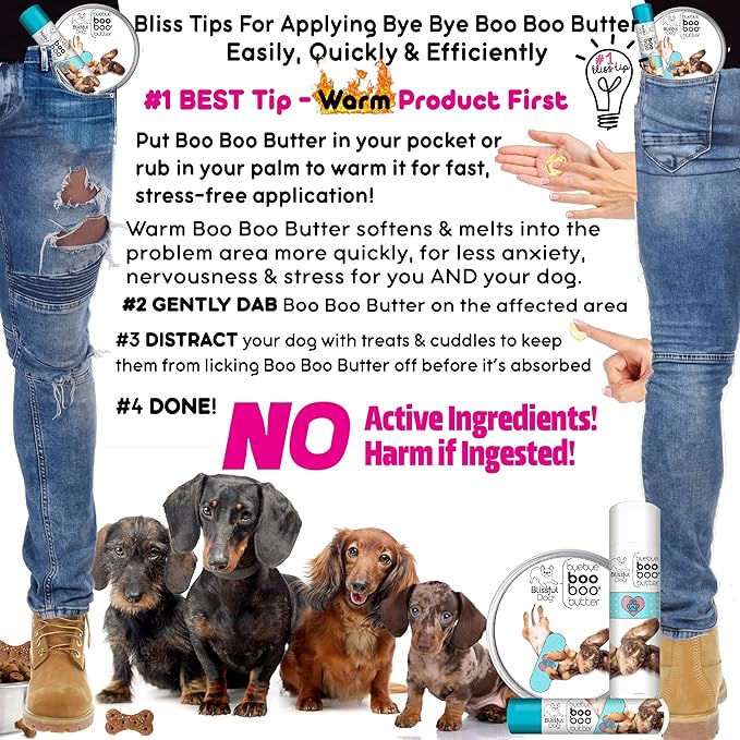 The Blissful Dog 2 oz TIN Dachshund Booboo Butter