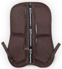 ECP Equine Comfort Products Adjustable Shock Absorbing Memory Foam Half Saddle Pad, Injury Prevention & Pressure Relief, Customizable Fit, Breathable for All Riding Styles