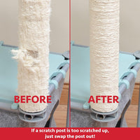 Kitty City Sleeper Cat Bed – Essentials for Cats - E) 3-Pack Scratching Posts / 13.875 H x 2.625 W x 2.625 D (Pack of 2) - image 2