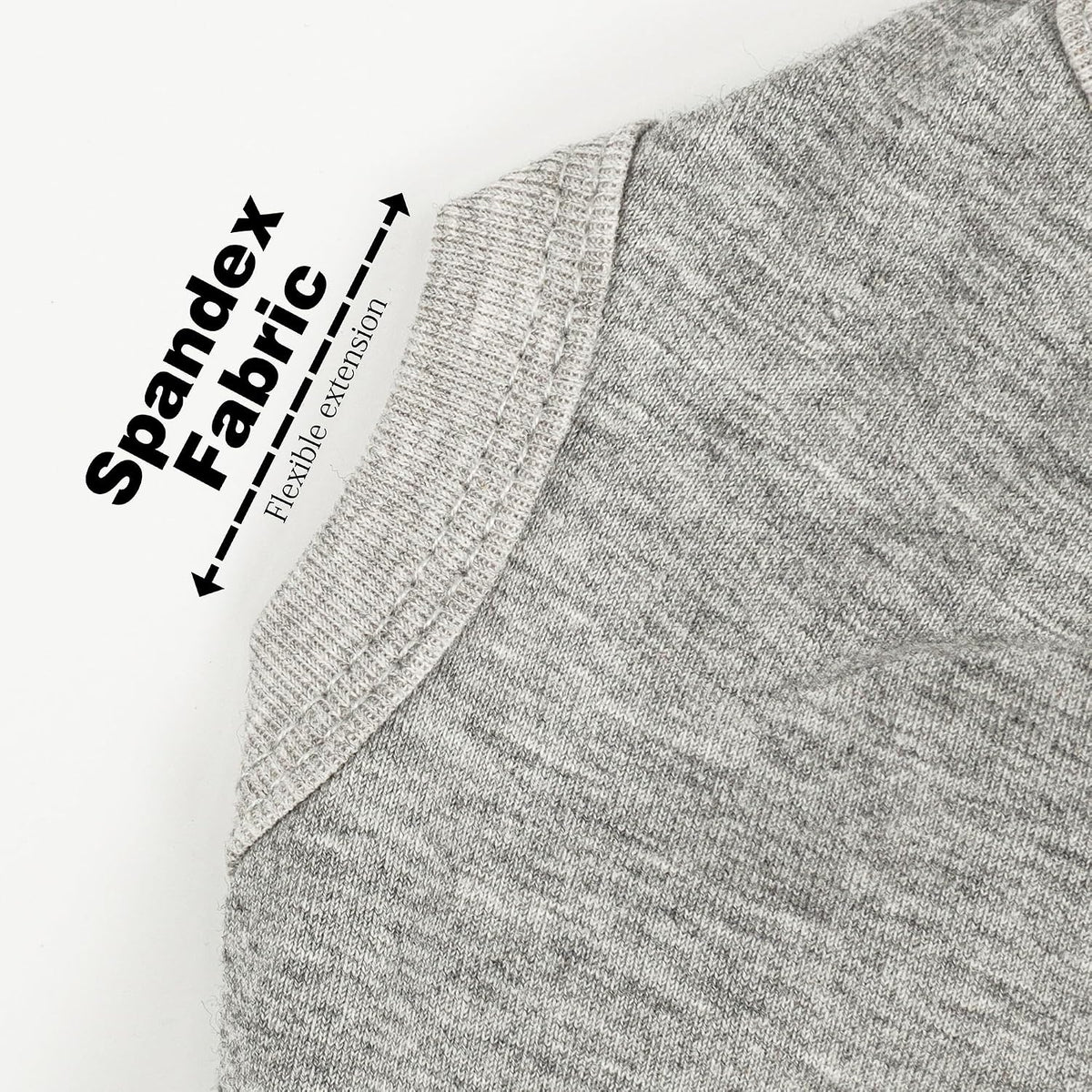 Personality Canine Attire: Soft - L-(15~23lb) | Chest(~20") / Grey - image 2