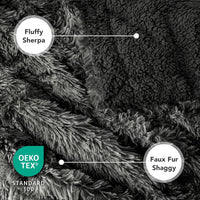 PetAmi Waterproof Dog Blanket for Couch Protector Pet Throw - Tie-dye Black / Medium (29x40) - image 4