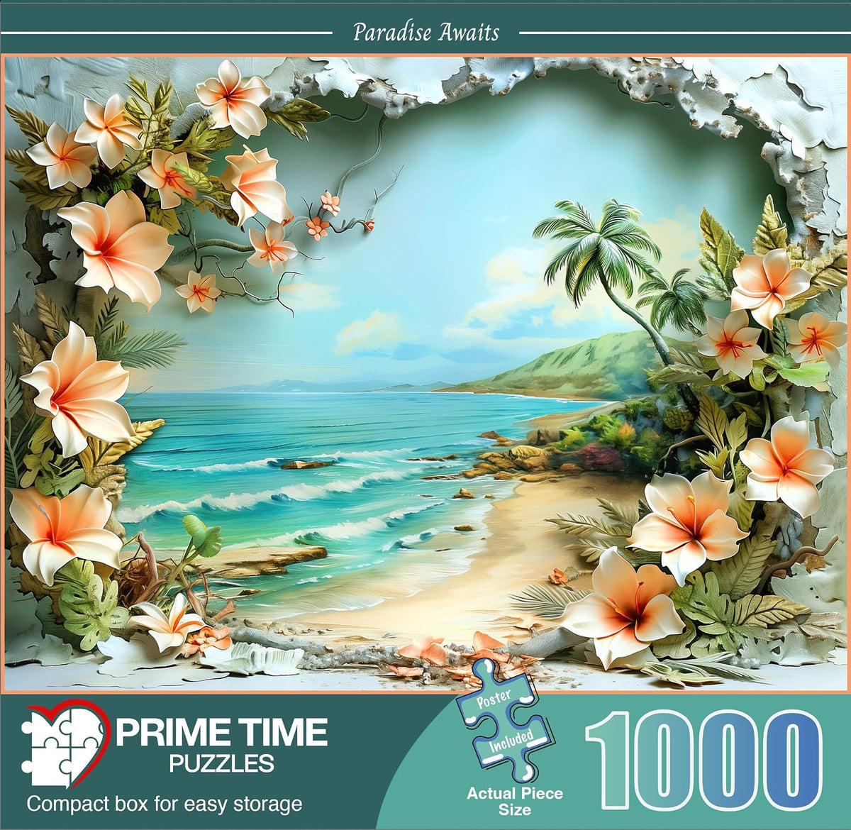 Christmas Advent Puzzle 1000 Piece Countdown 2026 – Fun for Kids & Family - Paradise Awaits - image 2