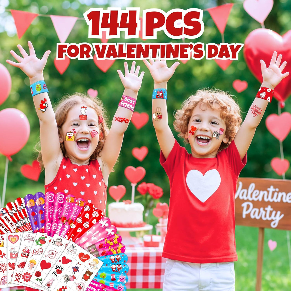 72PCS Space Alien Party Favors - Valentine - image 2