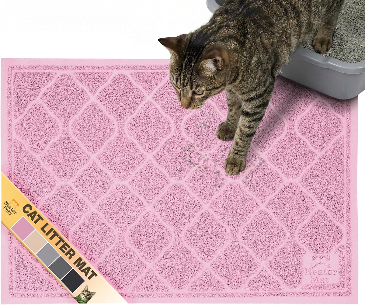 Neater Pets Neater Mat Cat Litter Mat - 23x35 / Pink