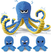 LEGEND SANDY Tough Dog Toys - 4 Pack Octopus