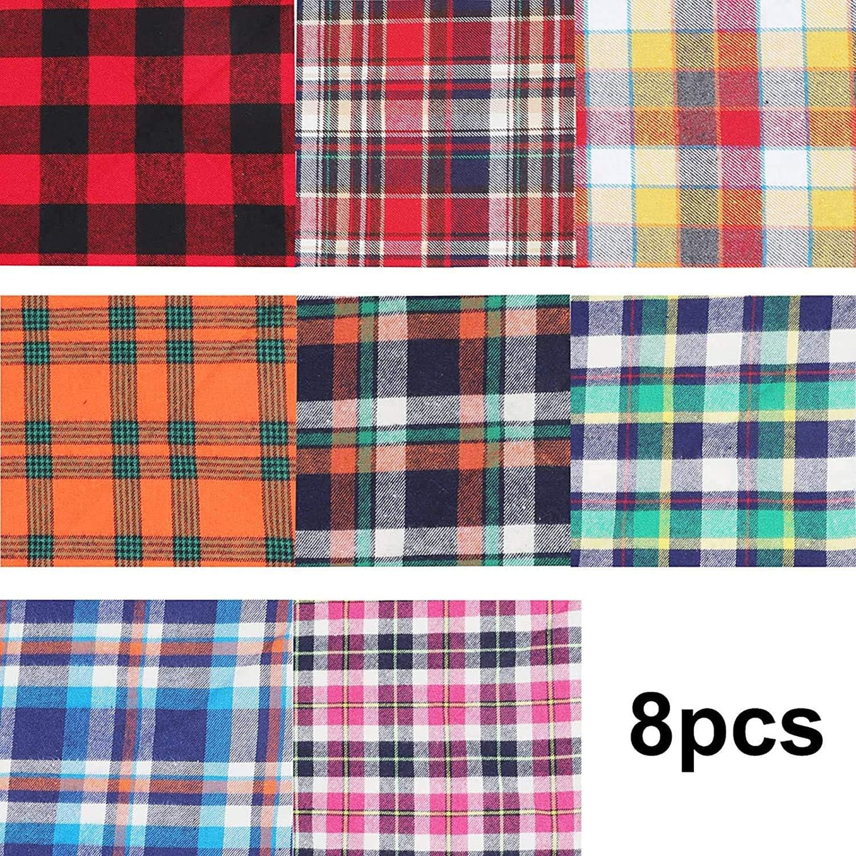 8 Pack Dog Bandanas Large - Large(23.6inch) - image 2