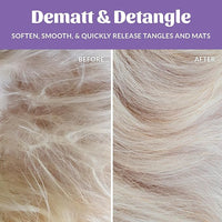 Skout's Honor Pet Detangler Spray - Hydrating & Conditioning with Avocado Oil & Probiotics, 97% Natural, Paraben & Sulfate-Free, softens for a More brushable Coat, Daily Use, 8oz, Lavender, 2-Pack