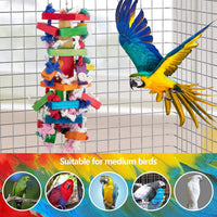 Deloky Bird Block Knots Tearing Toy - 19.7 x 5.6 inches (Pack of 3) - image 3