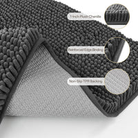 Dog Door Mat for Muddy Paws - 48"L x 36"W x 1.0"Th / Dark Grey - image 4