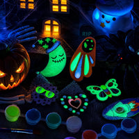 JOYIN 12 Wooden Magnet Painting Kit - Glow in Space - image 3
