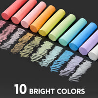 JOYIN 120 PCS Sidewalk Chalks for Kids Giant Box Non-toxic Jumbo - 60 - image 3